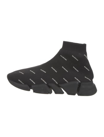 Balenciaga Speed Trainer 2.0 'All Over Logo Print' Sock Sneakers