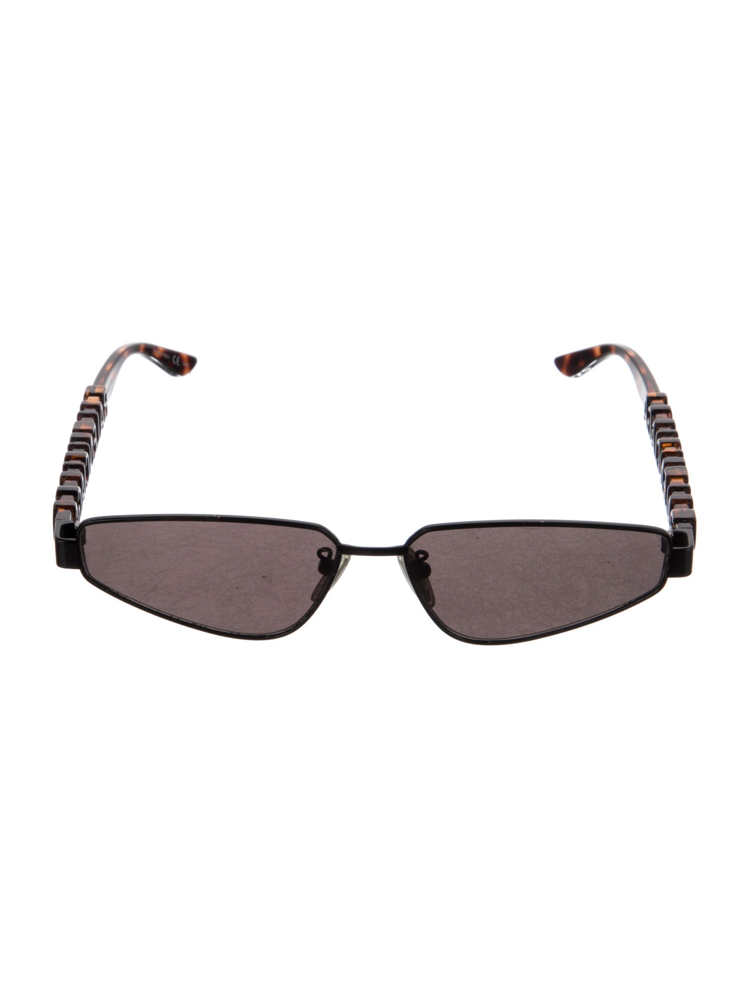 Balenciaga Square Tinted Sunglasses