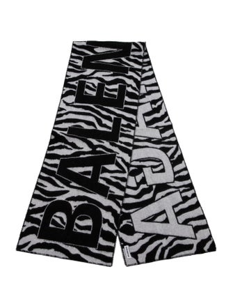Balenciaga Wool Printed Scarf