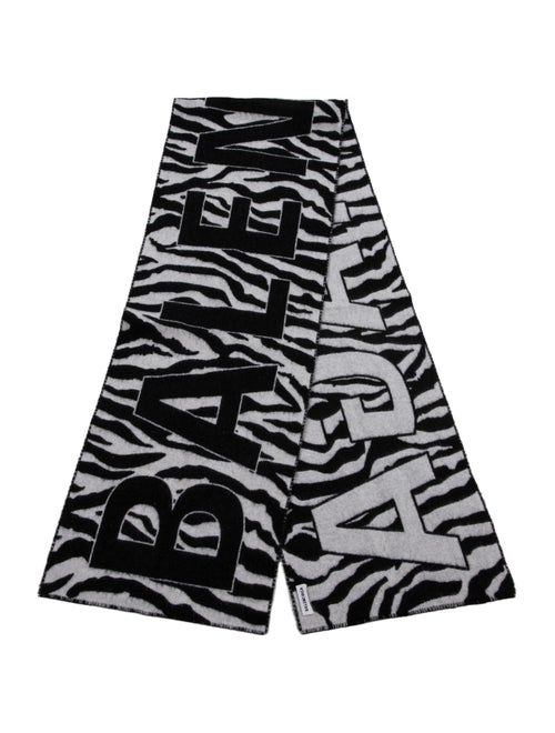 Balenciaga Wool Printed Scarf