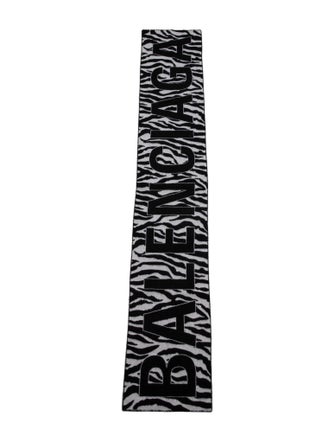 Balenciaga Wool Printed Scarf