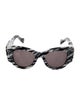 Balenciaga Oversize Tinted Sunglasses