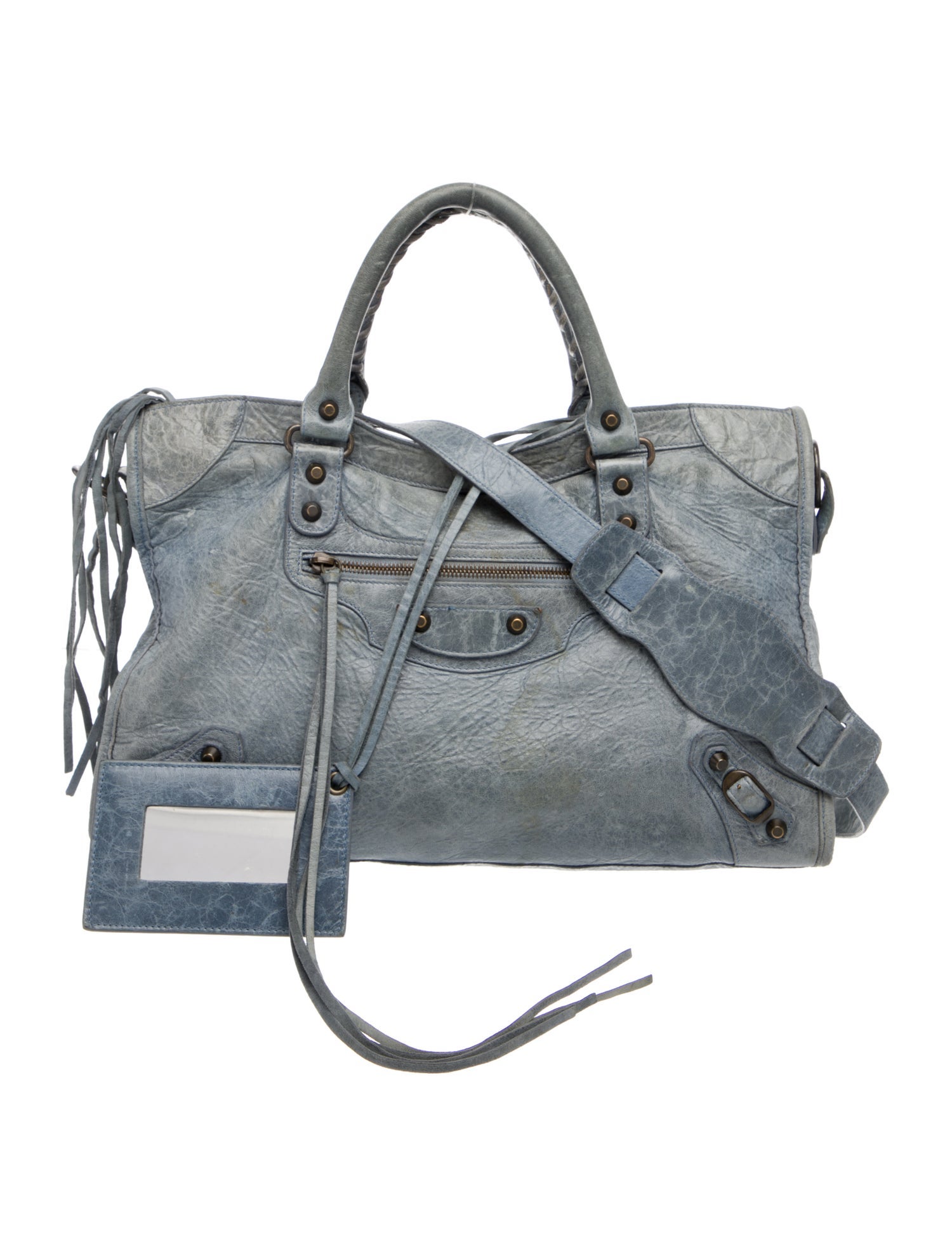 Balenciaga Leather Motocross Classic City