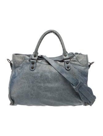 Balenciaga Leather Motocross Classic City