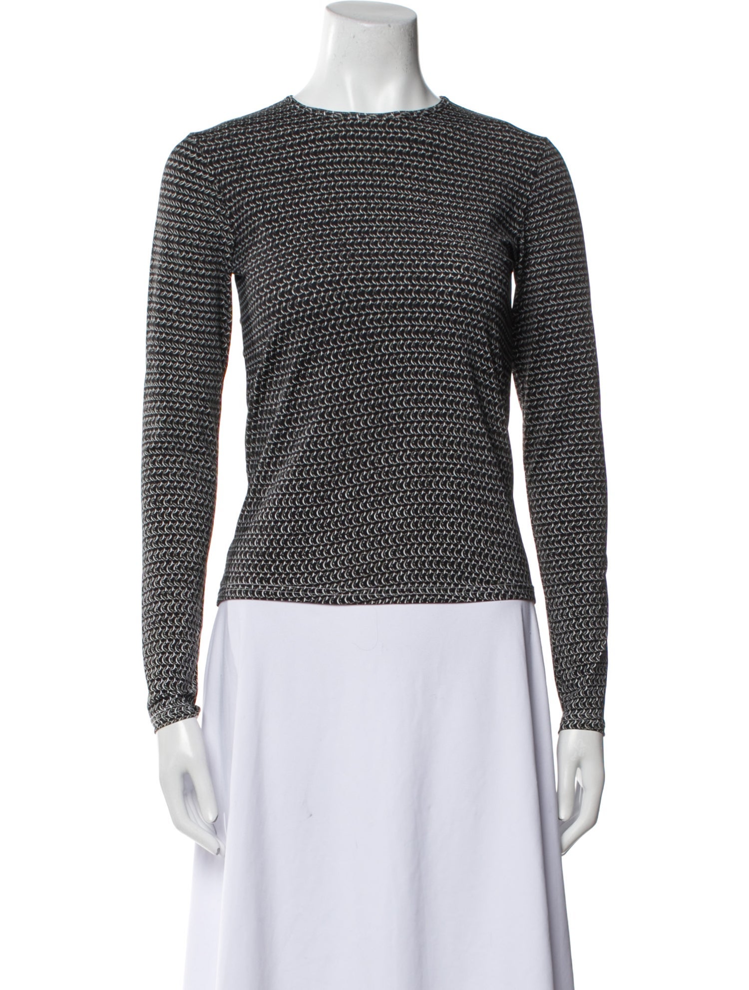 Balenciaga 2021 Printed Top