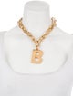 Balenciaga Balenciaga B Chain Pendant Necklace