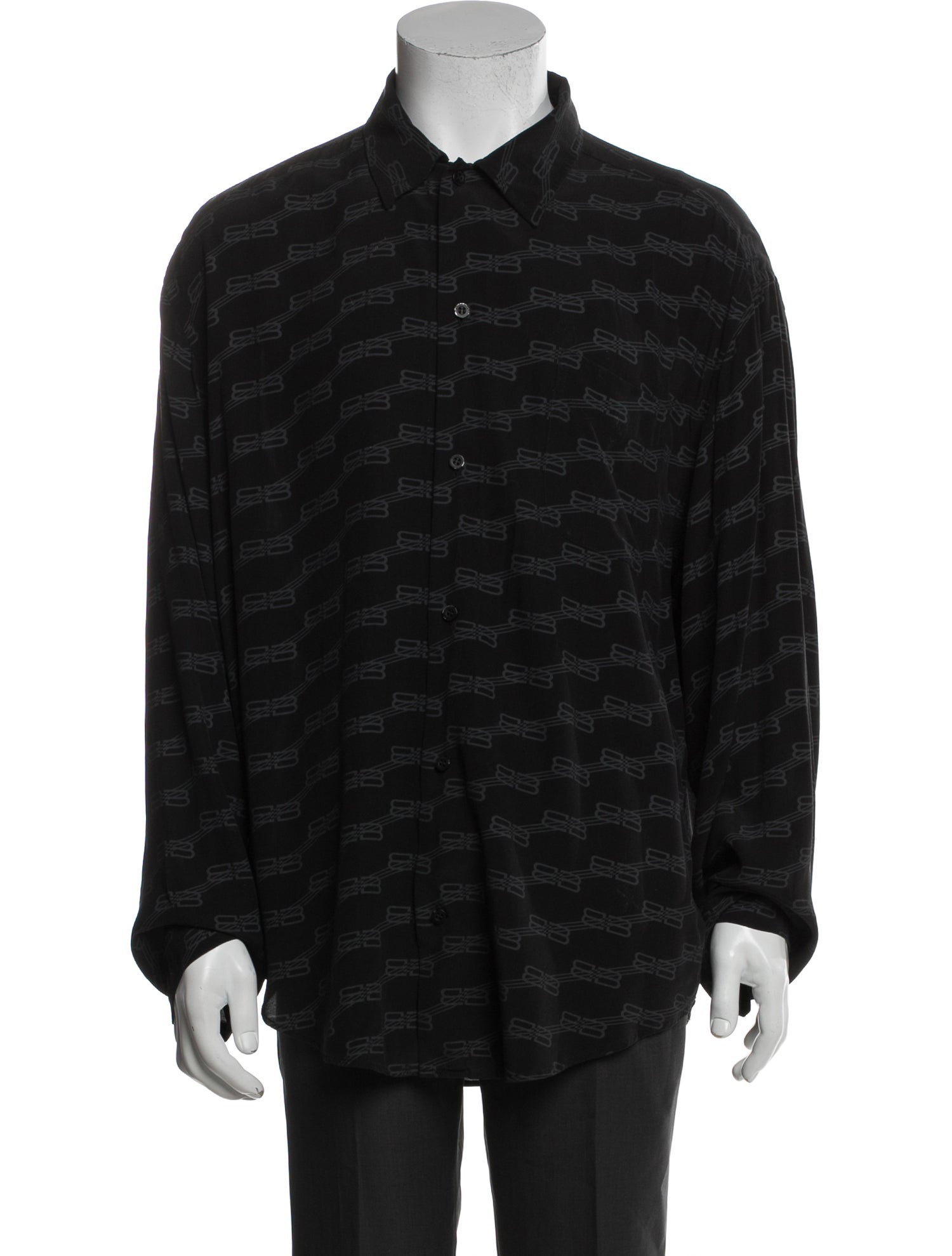 Balenciaga 2022 Silk Lounge Top