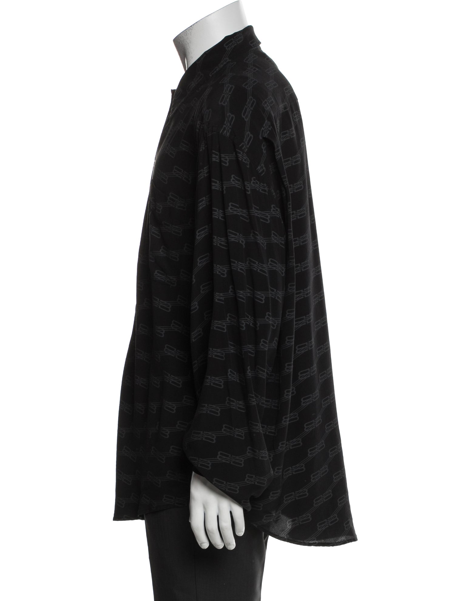 Balenciaga 2022 Silk Lounge Top