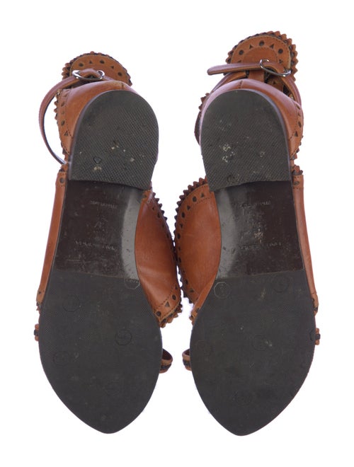 Balenciaga Leather Gladiator Sandals