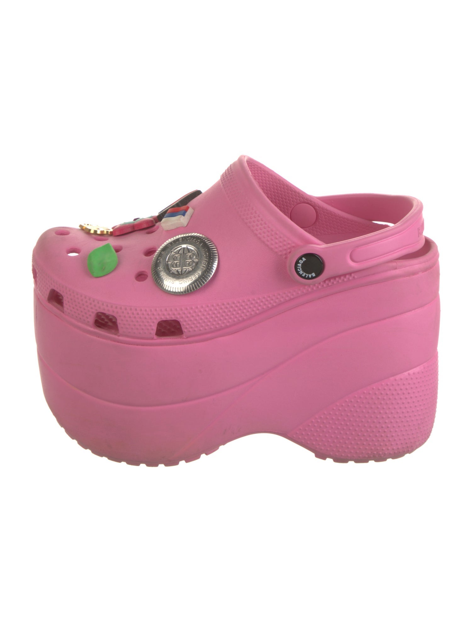 Balenciaga Rubber Studded Accents Mules