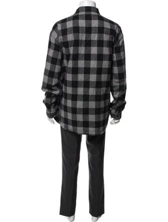 Balenciaga 2019 Plaid Print Shirt