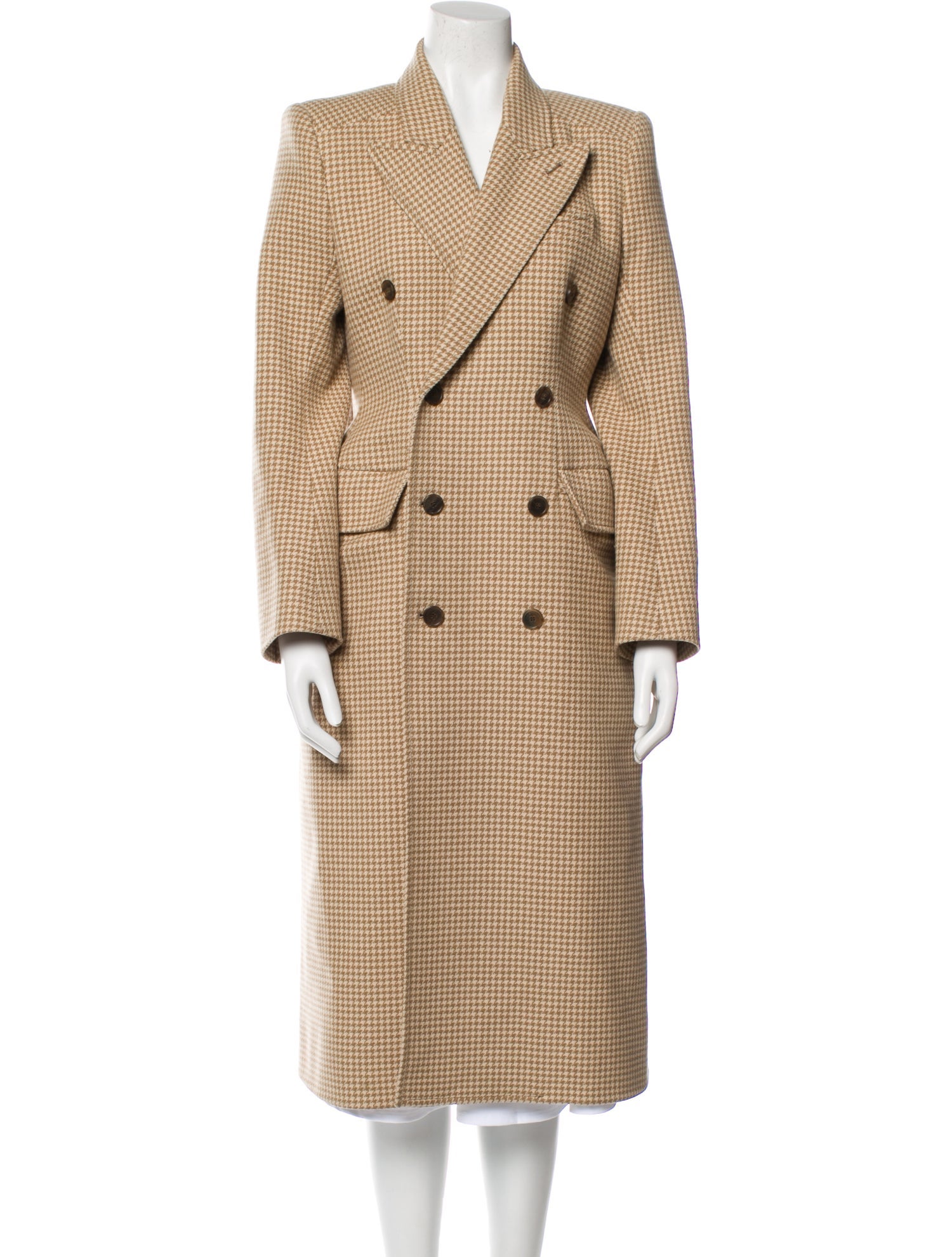 Balenciaga 2017 Houndstooth Peacoat