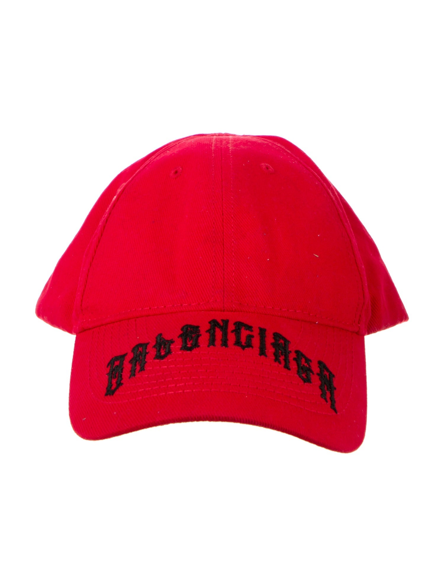Balenciaga Logo Cotton Embroidered Baseball Hat