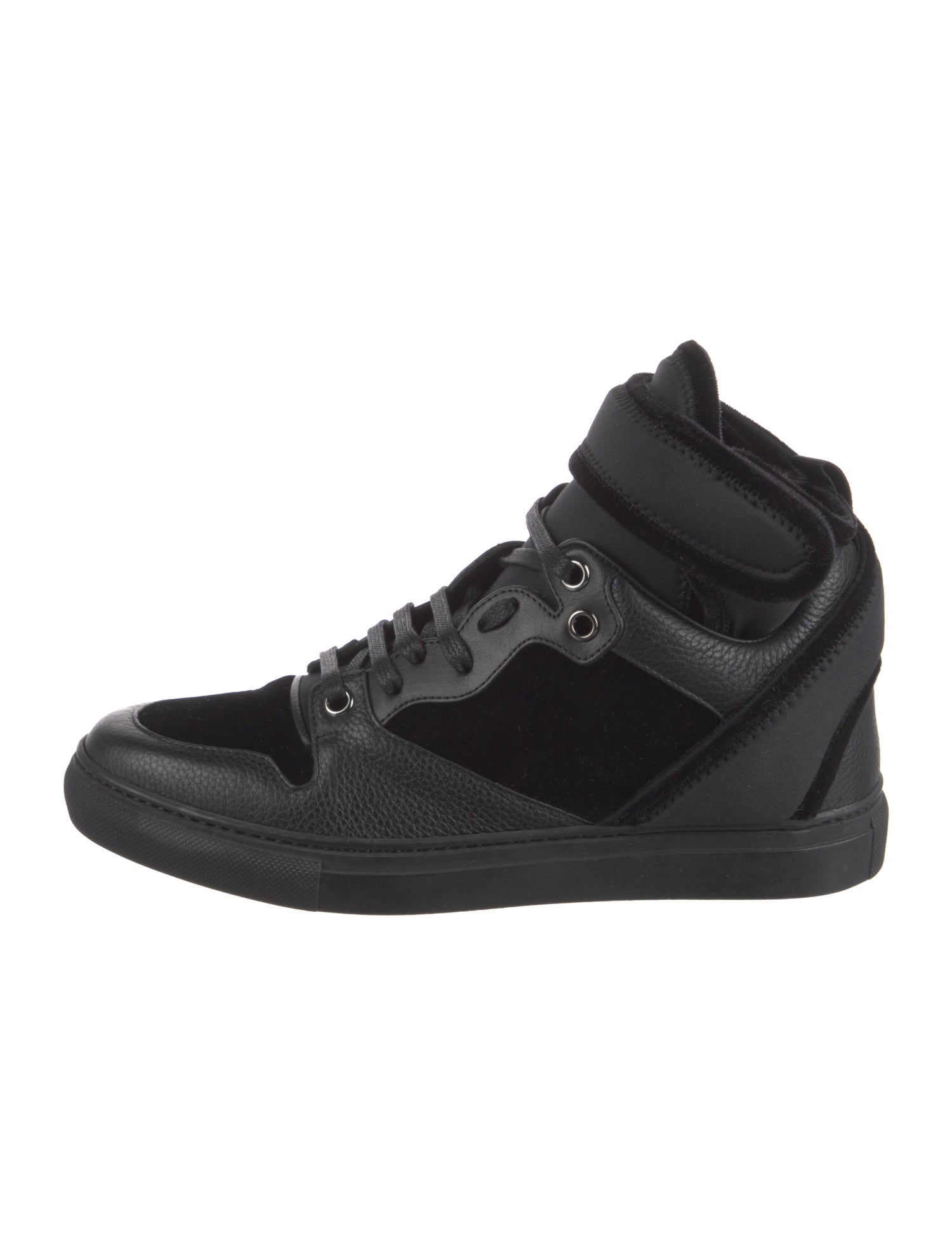 Balenciaga Leather Wedge Sneakers