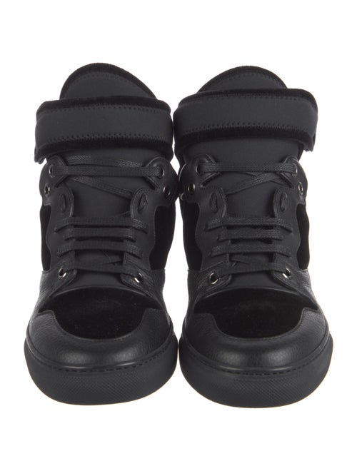 Balenciaga Leather Wedge Sneakers