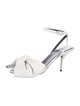 Balenciaga Leather Bow Accents Sandals