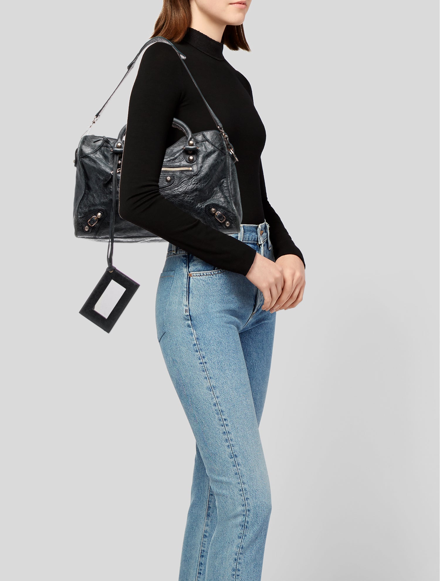 Balenciaga Leather Motocross Giant 12 City