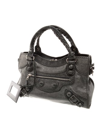 Balenciaga Leather Motocross City Giant