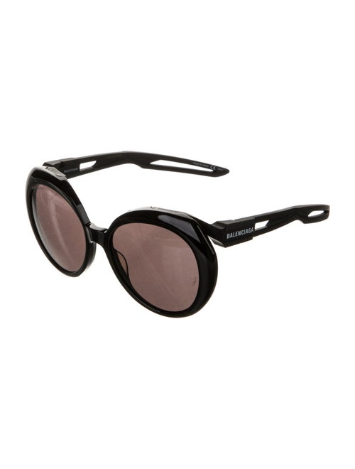 Balenciaga Round Mirrored Sunglasses