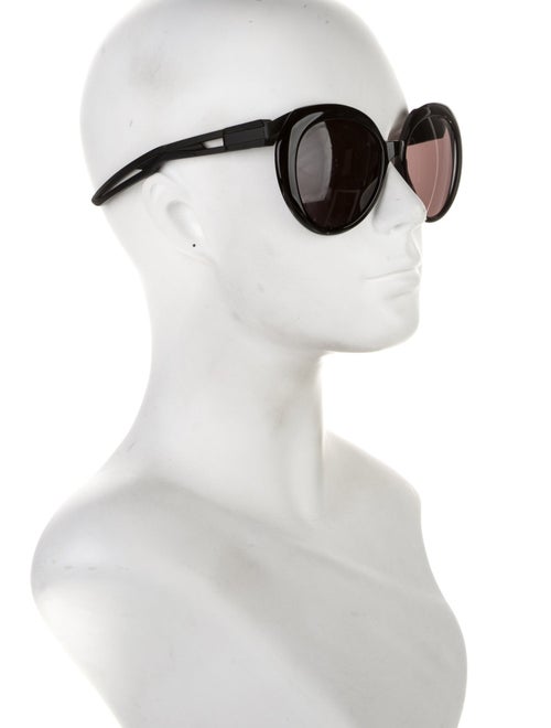 Balenciaga Round Mirrored Sunglasses
