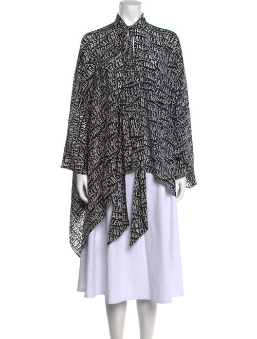 Balenciaga Silk Printed Tunic