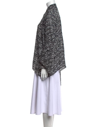 Balenciaga Silk Printed Tunic