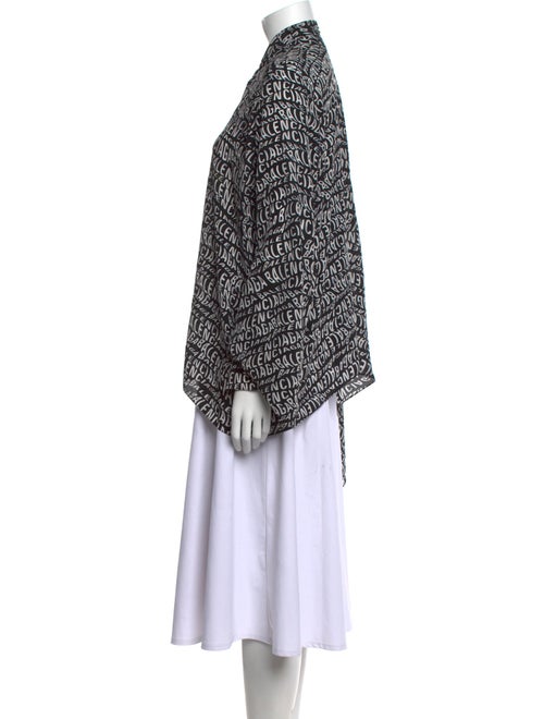 Balenciaga Silk Printed Tunic