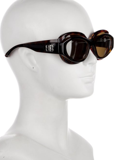 Balenciaga Square Tinted Sunglasses