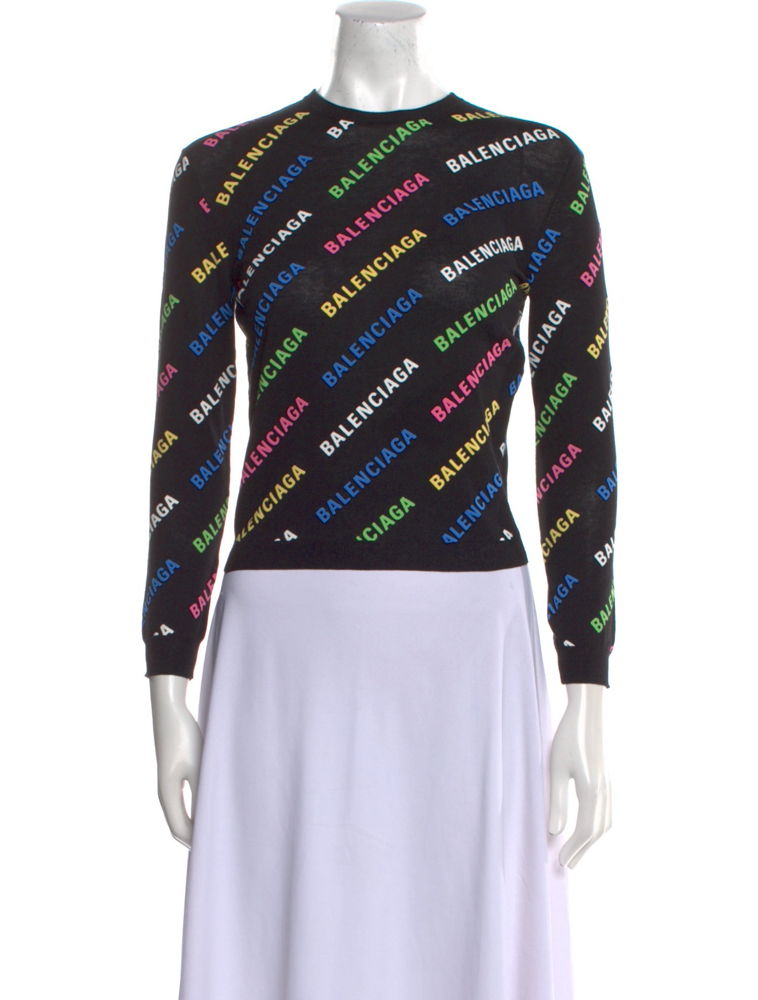 Balenciaga 2021 Printed Sweatshirt w/ Tags