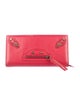 Balenciaga Leather Continental Wallet
