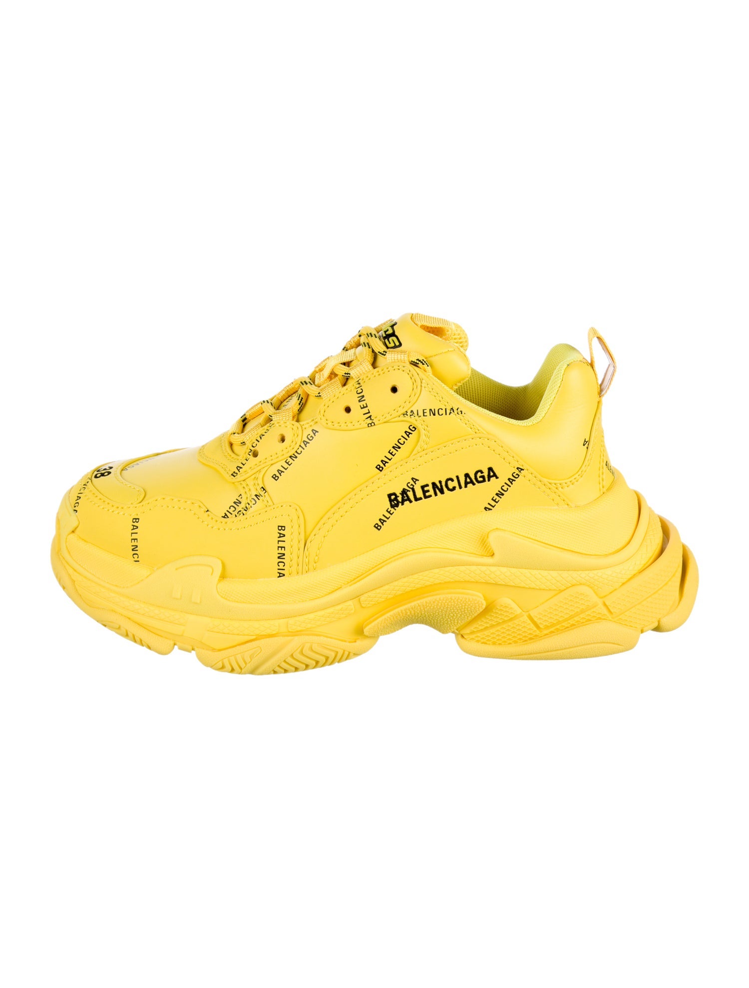 Balenciaga Triple S 'All Over' Chunky Sneakers w/ Tags
