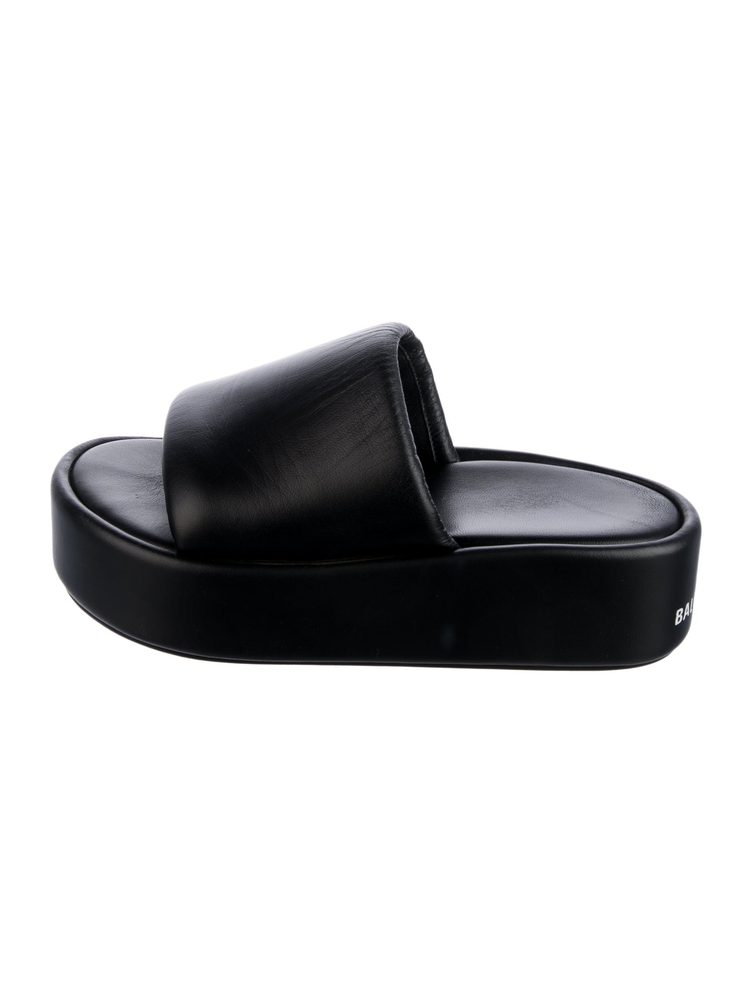 Balenciaga Leather Slides