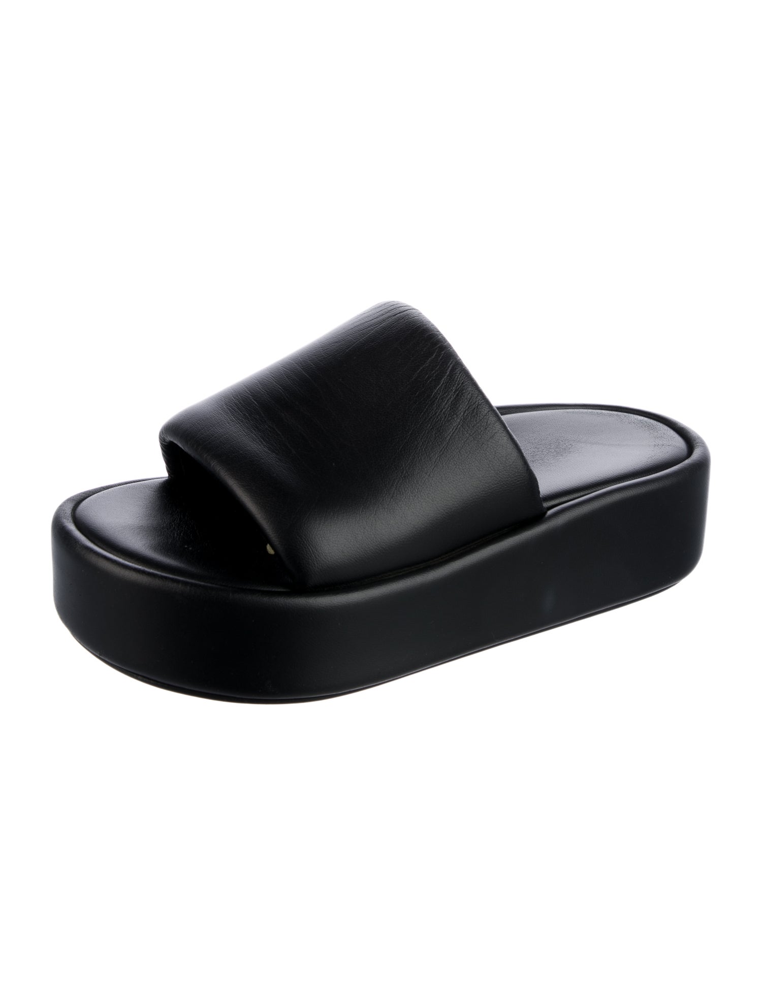 Balenciaga Leather Slides