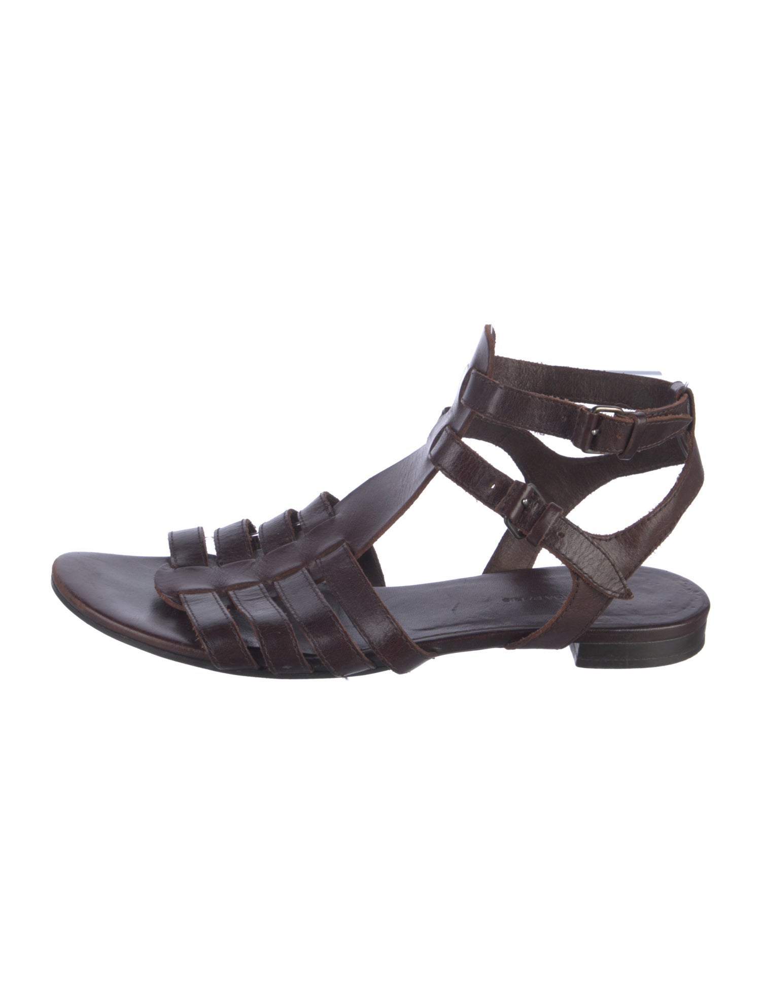 Balenciaga Leather Gladiator Sandals