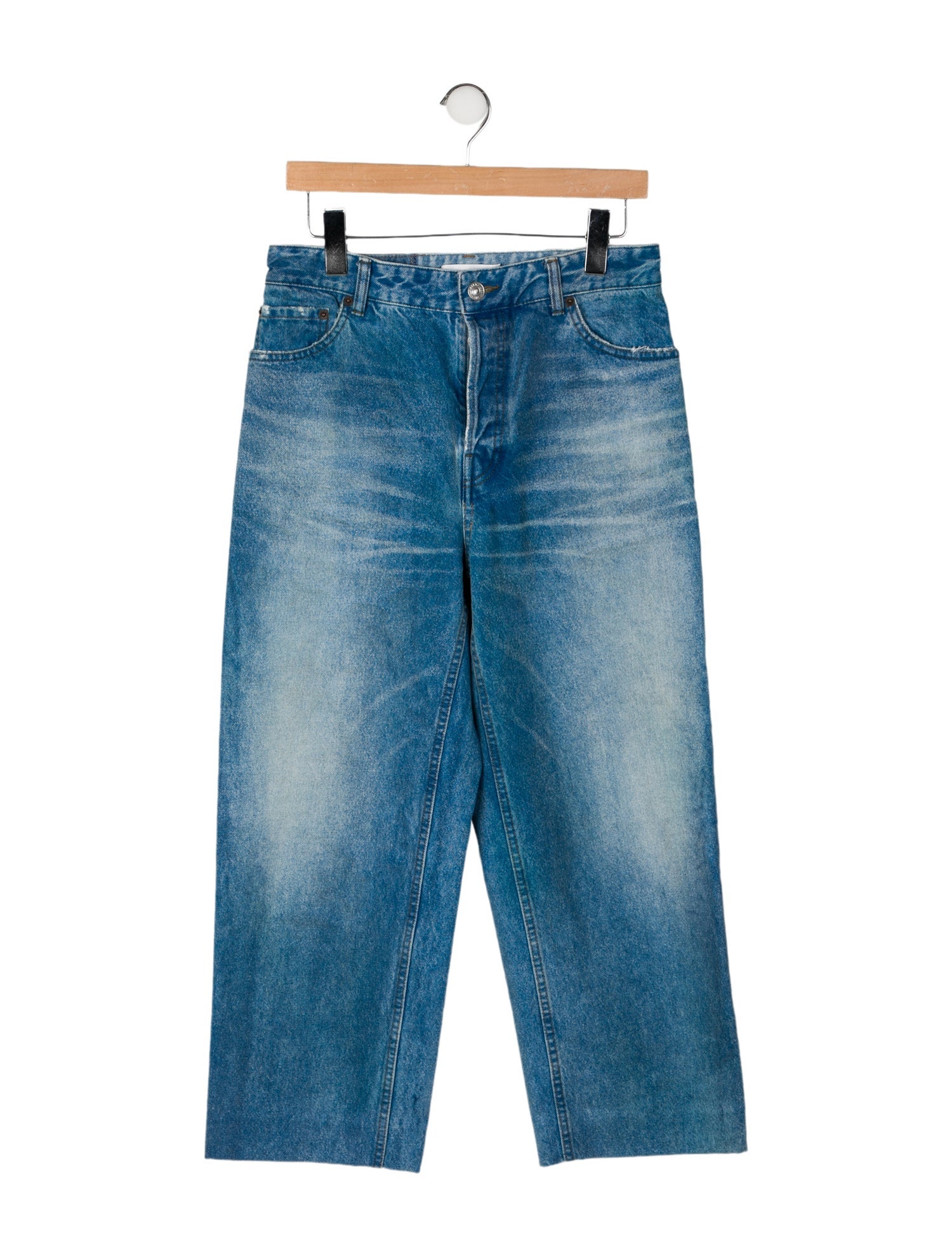 Balenciaga 2021 Wide Leg Jeans