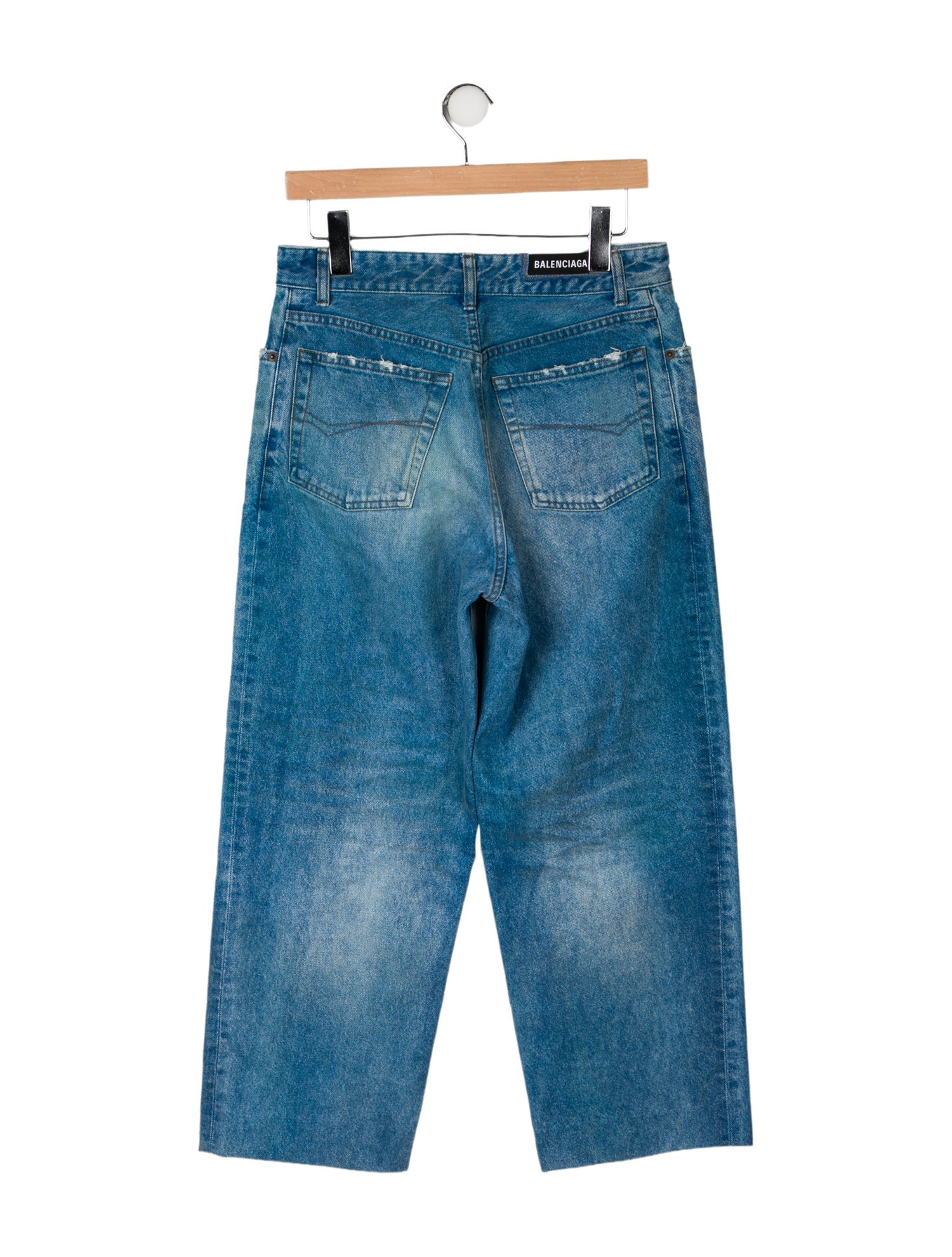 Balenciaga 2021 Wide Leg Jeans