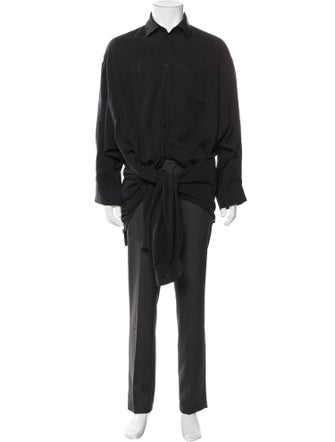 Balenciaga 2023 Long Sleeve Tuxedo Shirt