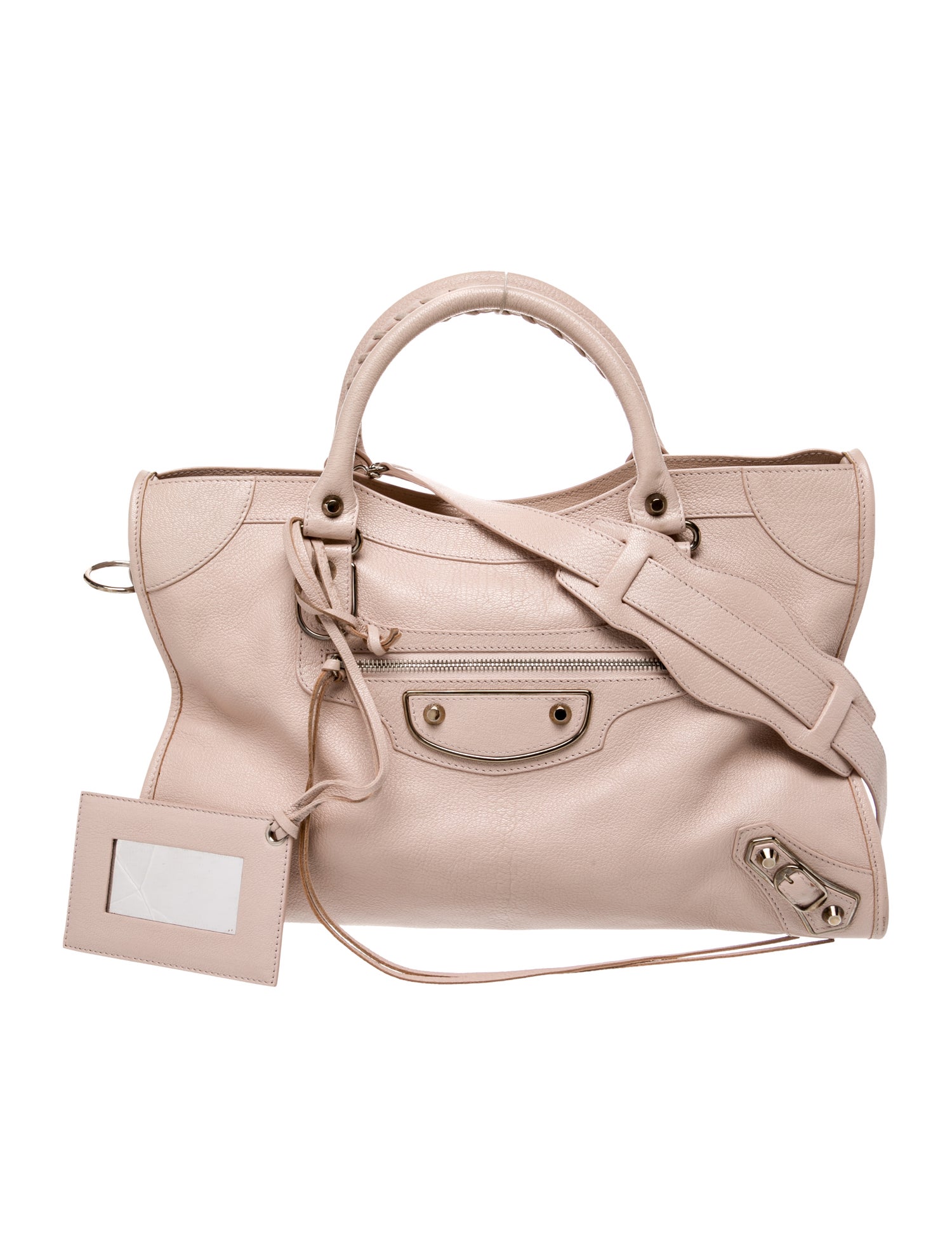 Balenciaga Leather Motocross City Metallic Edge