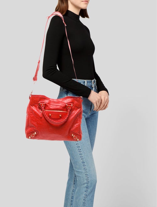 Balenciaga Leather Shoulder Bag