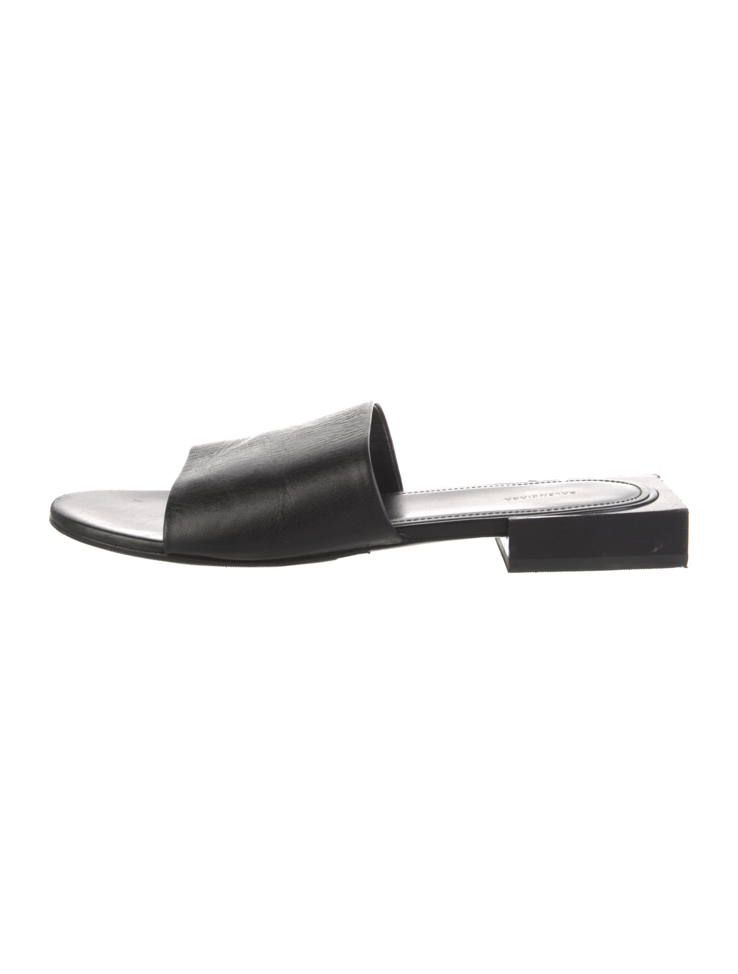 Balenciaga Leather Slides