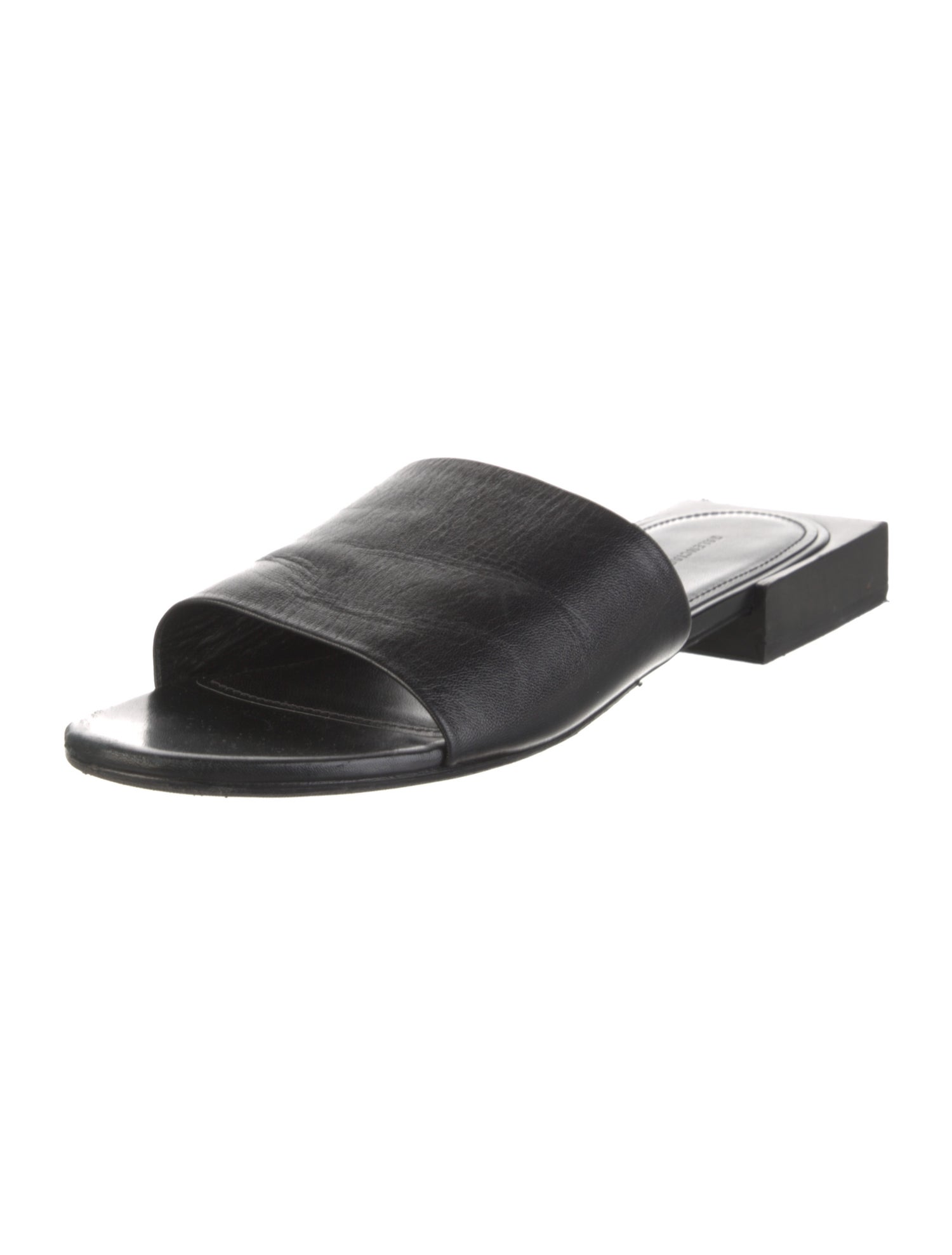 Balenciaga Leather Slides