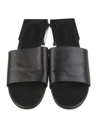 Balenciaga Leather Slides