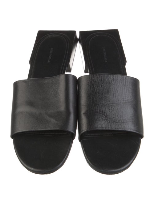 Balenciaga Leather Slides