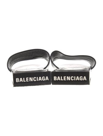 Balenciaga Leather Slides