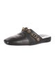 Balenciaga Leather Studded Accents Mules