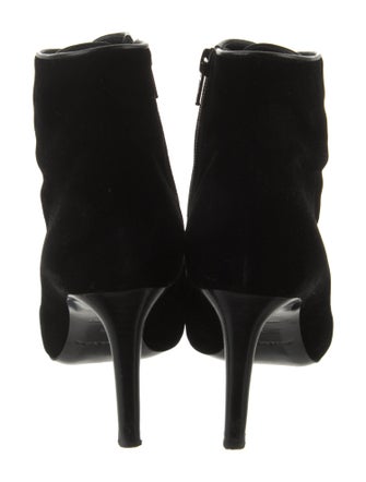 Balenciaga Velvet Lace-Up Boots