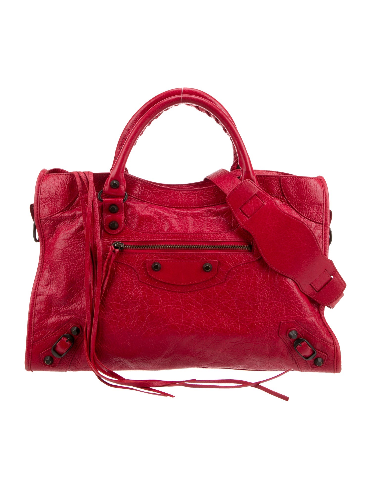 Balenciaga Leather Motocross Classic City