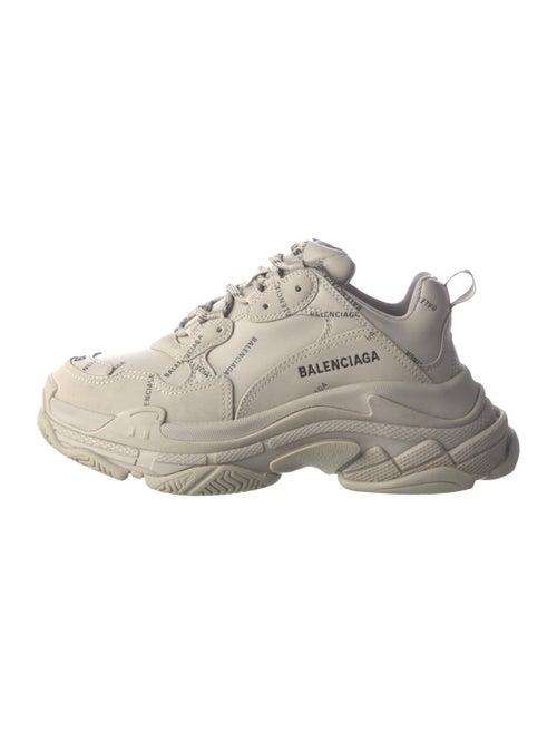 Balenciaga Triple S Allover Logo Chunky Sneakers