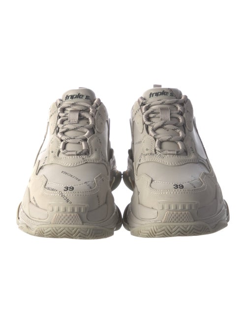 Balenciaga Triple S Allover Logo Chunky Sneakers