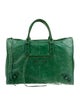 Balenciaga Leather Weekender Bag